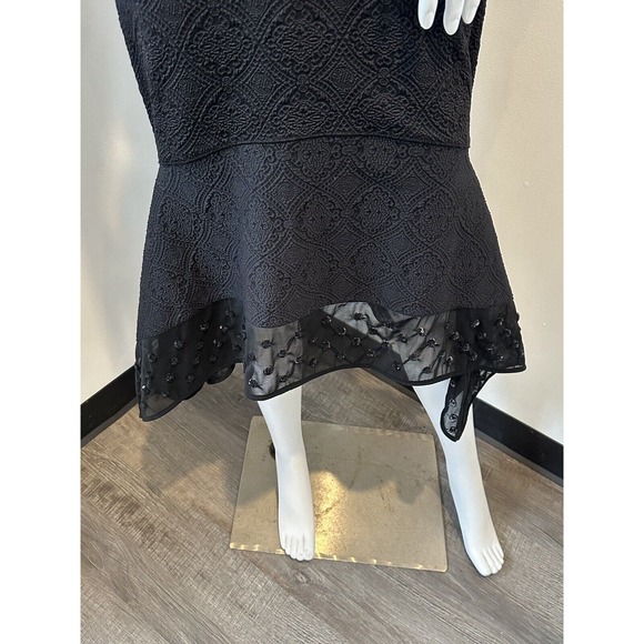 Opening Ceremony Fishtail Ruffle Dress Sequin Party Cocktail Womens Size M - Picture 6 of 16